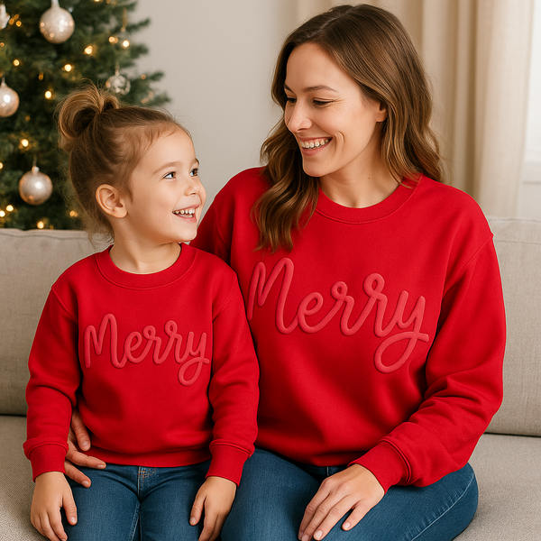 Puff Merry Christmas Sweatshirt