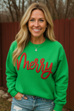 Puff Merry Christmas Sweatshirt