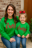 Puff Merry Christmas Sweatshirt