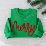 Puff Merry Christmas Sweatshirt