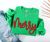 Puff Merry Christmas Sweatshirt