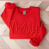 Puff Merry Christmas Sweatshirt
