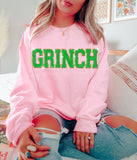 GRINCH Sweatshirt - Light Pink*