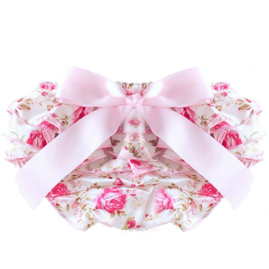 SATIN FLORAL BLOOMER (MINIMUM QUANTITY 3)