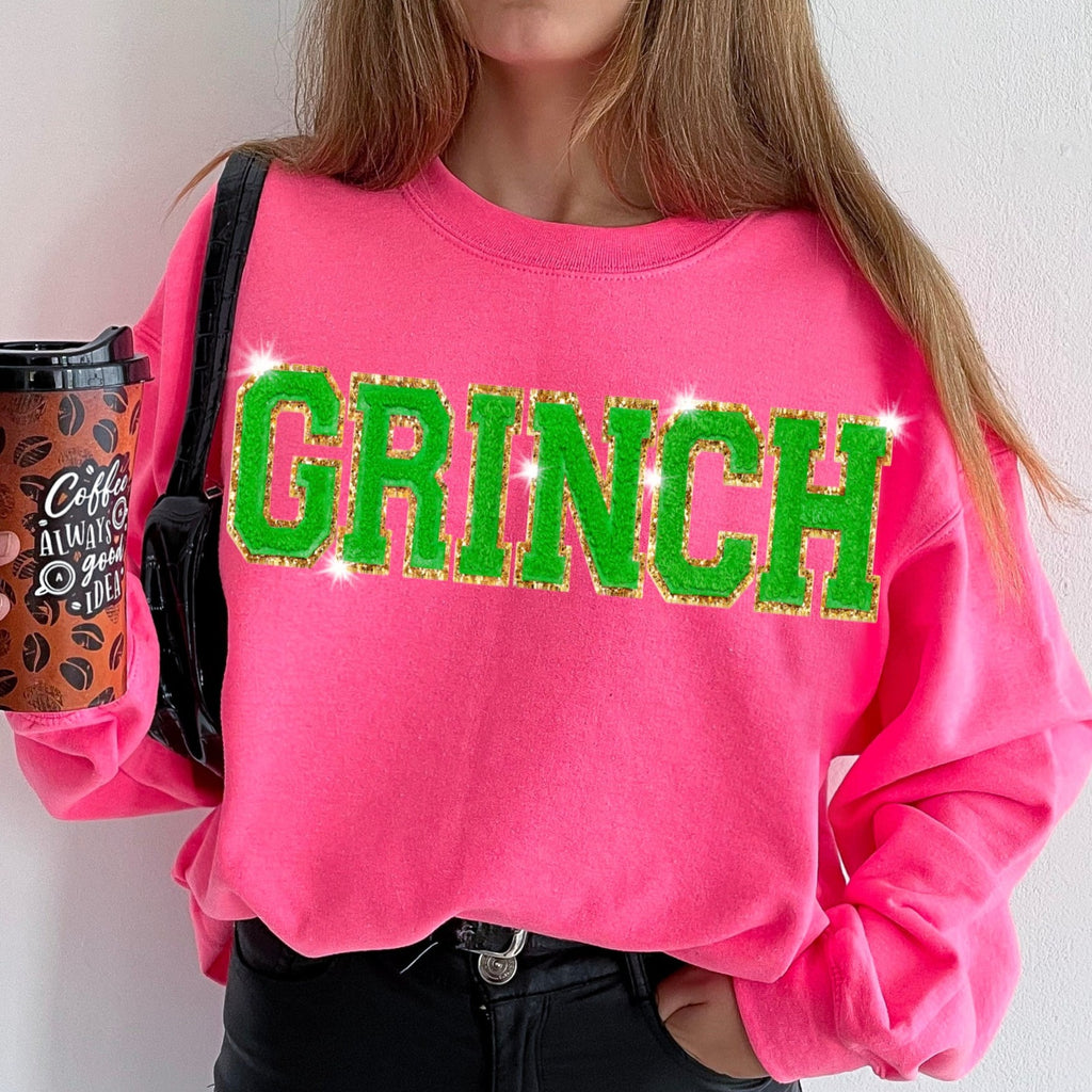 GRINCH Sweatshirt - Hot Pink