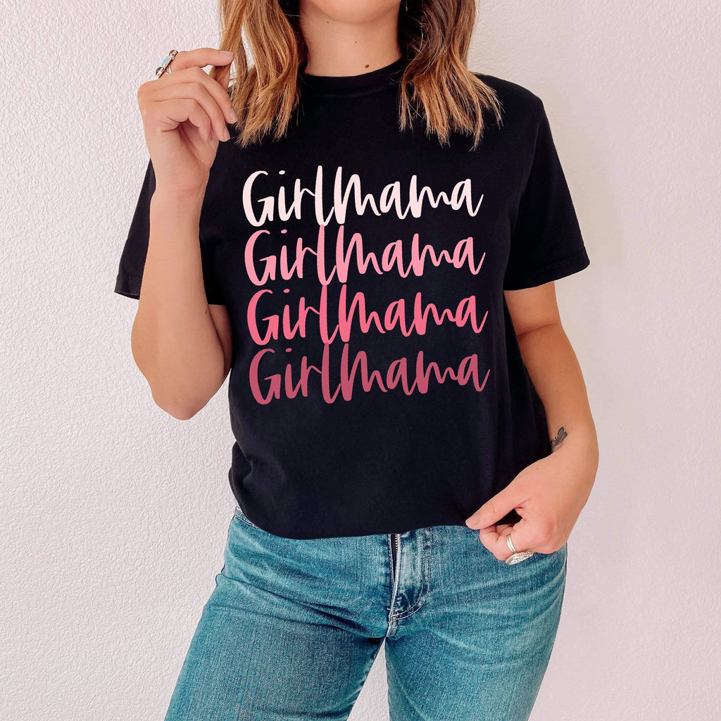 Girl Mama - ombre pink