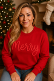 Puff Merry Christmas Sweatshirt