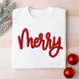 Puff Merry Christmas Sweatshirt
