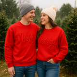 Puff Merry Christmas Sweatshirt