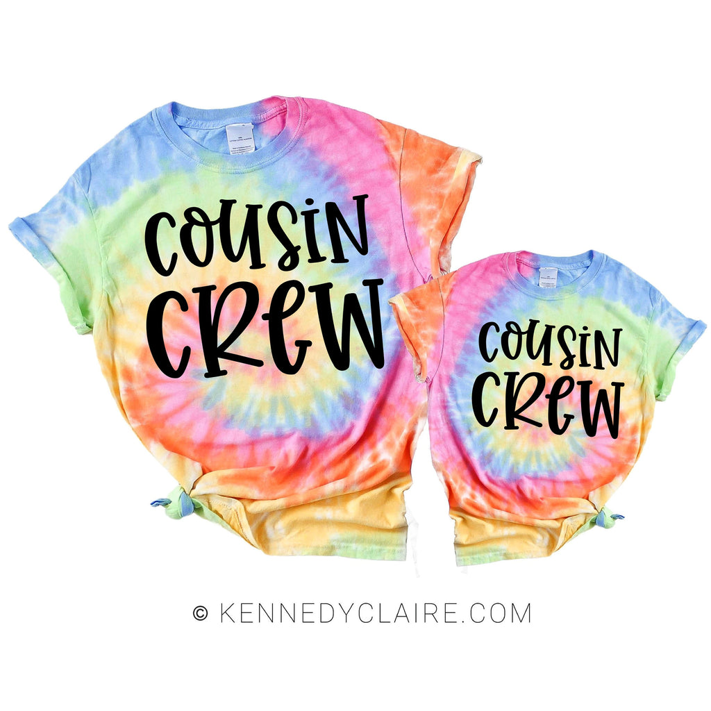 Cousin Crew Tie Dye Shirts