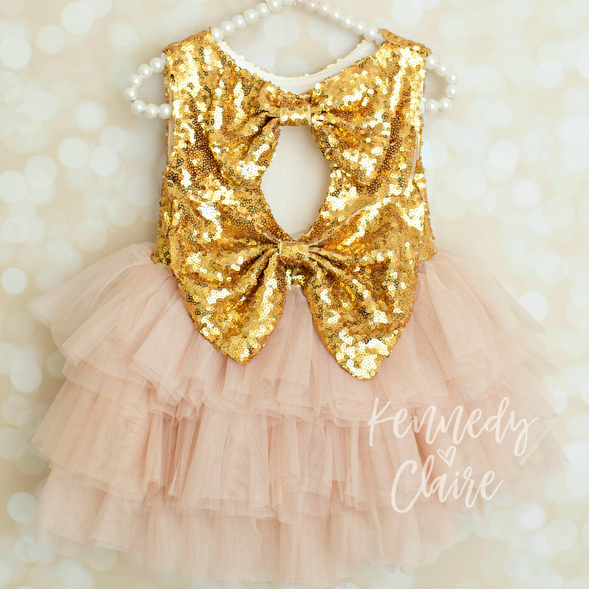 Fancy Toddler Dress, Toddler Birthday Dress, Formal Toddler Dresses Dress & Bow / 4T Fancy Toddler Dress, Toddler Birthday Dress, Formal Toddler Dresses Dress & Bow / 4T
