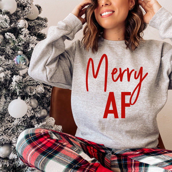 Merry AF Sweatshirt