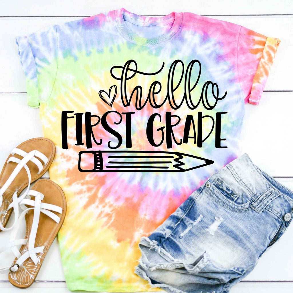 Hello First Grade Tee