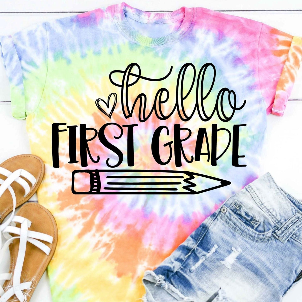 Holly Grove Elementary, HGES Design, Tie Dye Cotton Tee