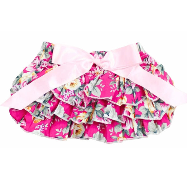 HOT PINK FLORAL BLOOMER  (MINIMUM QUANTITY 3)