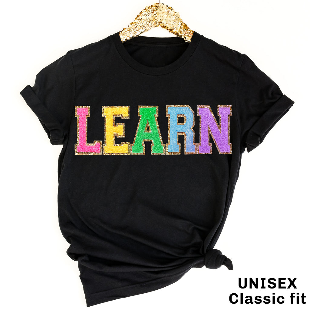 LEARN Letter Patch Sweatshirt