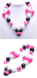 Minnie Mouse Necklace - Minnie Mouse Birthday Outfit