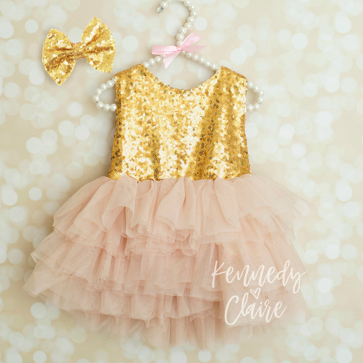 TURQUOISE AND GOLD SPARKLE DRESS TURQUOISE AND GOLD SPARKLE DRESS