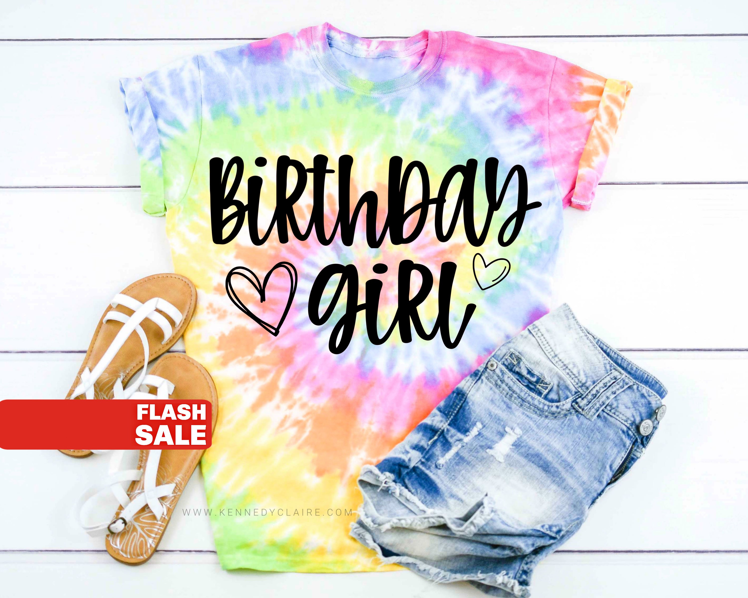 tie dye birthday shirt