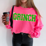 GRINCH Sweatshirt - Hot Pink