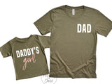 Dad and Daddys Girl Shirts