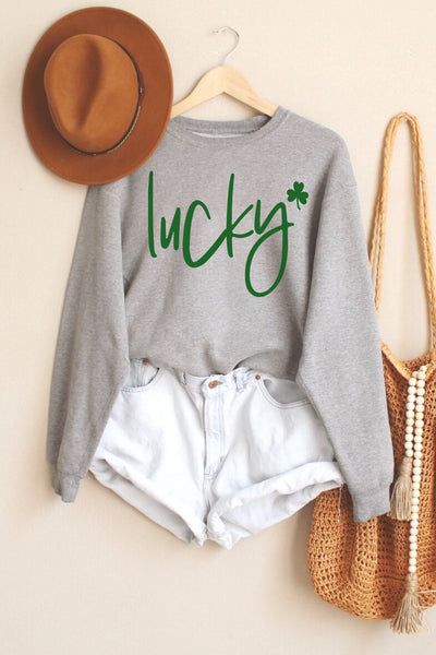 Lucky Sweatshirt - Gray