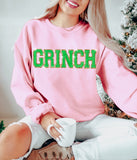 GRINCH Sweatshirt - Light Pink*